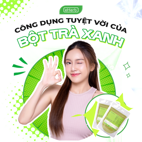 Công dụng thần kỳ của bột trà xanh