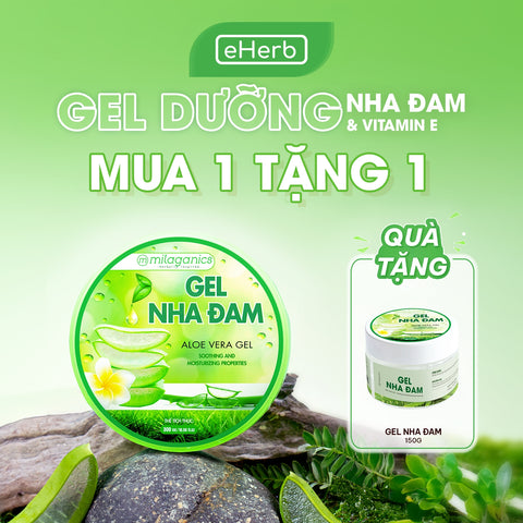[MUA 1 TẶNG 1 GEL NHA ĐAM 150ML] Gel Nha Đam MILAGANICS 300g