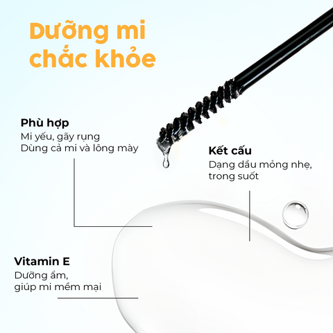 [MUA 1 TẶNG 1] Serum Dưỡng Mi Dầu Olive Argan Nguyên Chất MILAGANICS 5ml