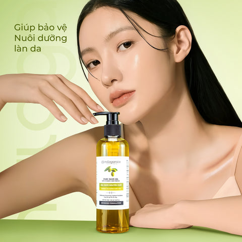 [MUA 1 TẶNG 1] Dầu Olive & Vitamin E Nguyên Chất MILAGANICS 250ml