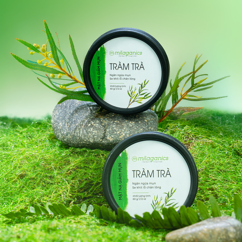[MUA 2 GIẢM 50%] Mặt Nạ Đất Sét Tràm Trà MILAGANICS 60g