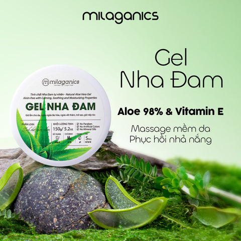 [MUA 1 TẶNG 1 GEL NHA ĐAM 150ML] Gel Nha Đam MILAGANICS 300g