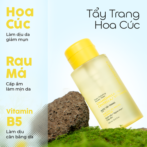 [MUA 1 TẶNG 1] Nước Tẩy Trang Hoa Cúc Sạch Sâu MILAGANICS 300ml