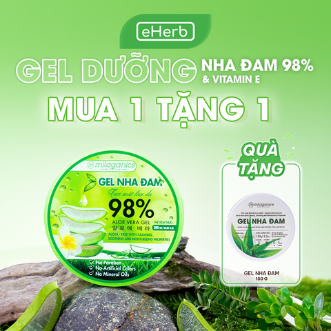 [MUA 1 TẶNG 1 GEL NHA ĐAM 150ML] Gel Nha Đam MILAGANICS 300g