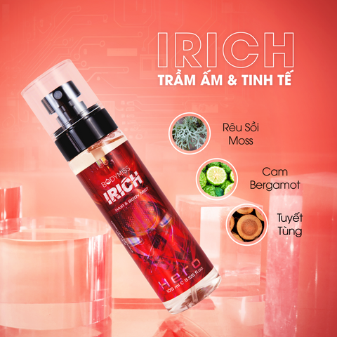 [MUA 1 TẶNG 1 BE LOVER 105ML] Bodymist Xịt Thơm Body Unisex BODYMISS 105ml